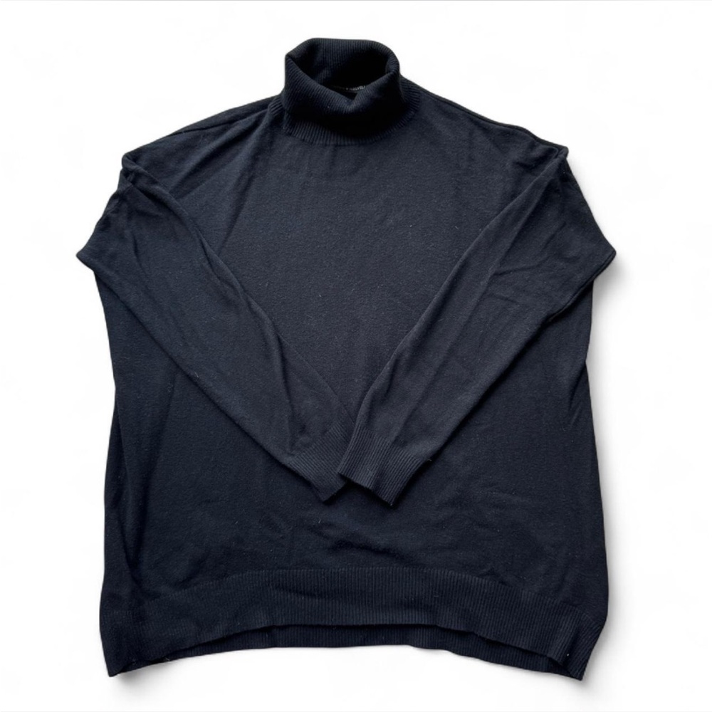 Brandy Melville black oversized turtleneck sweater